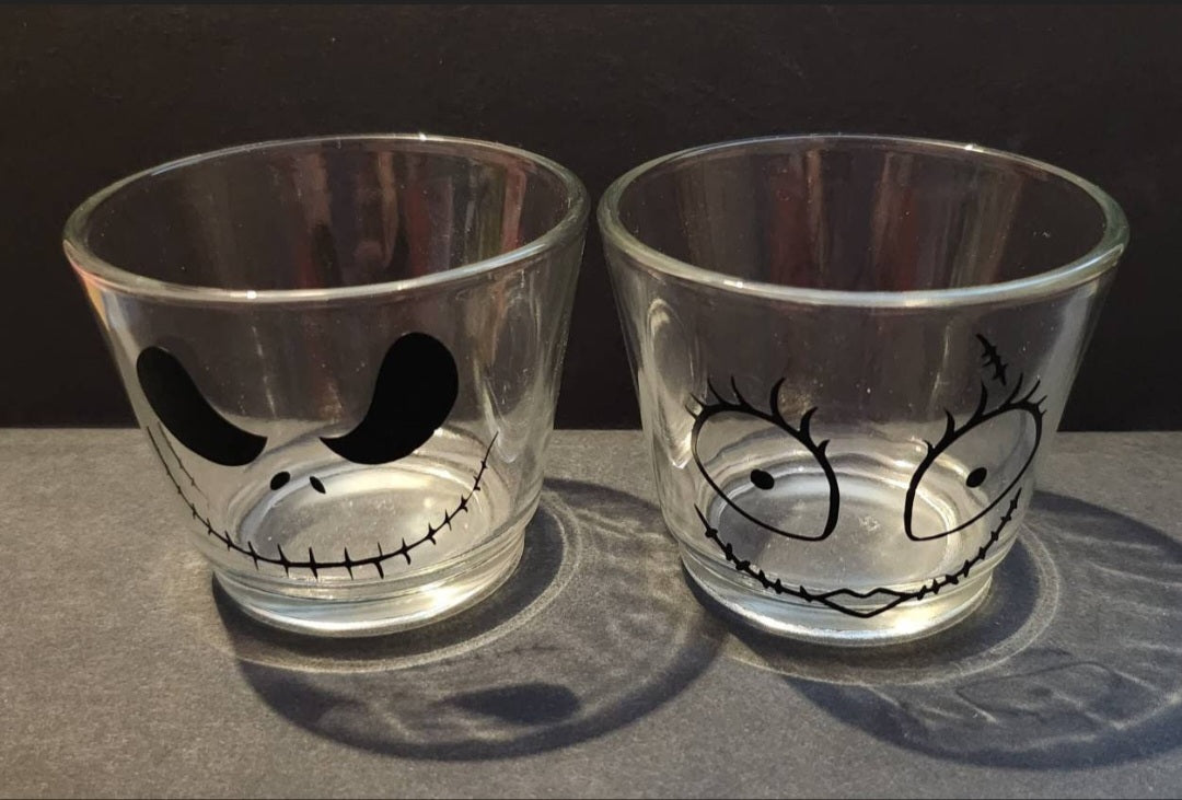 Jack & Sally Tealight Holders